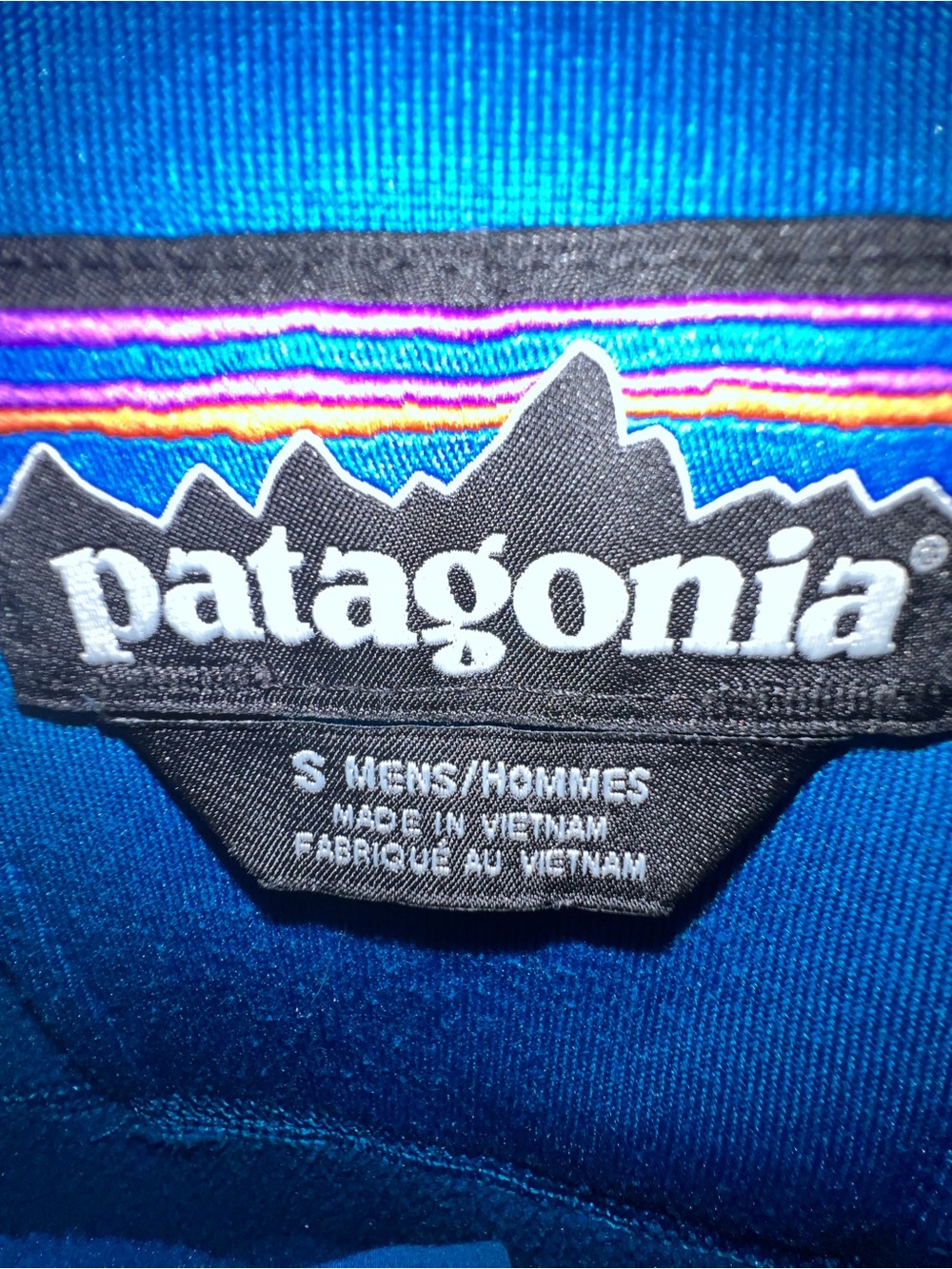 Patagonia Men's Teal Blue Crosstrek 1/4-zip - small - Picture 4 of 4